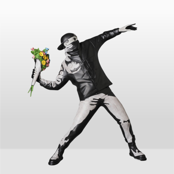 Banksy 擲花者 Flower Bomber